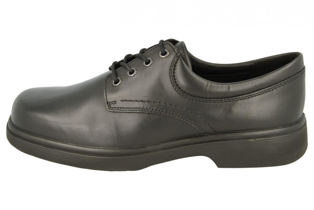 DB Mens Extra Wide Fit (6V) Lace Up Leather Black Size 11