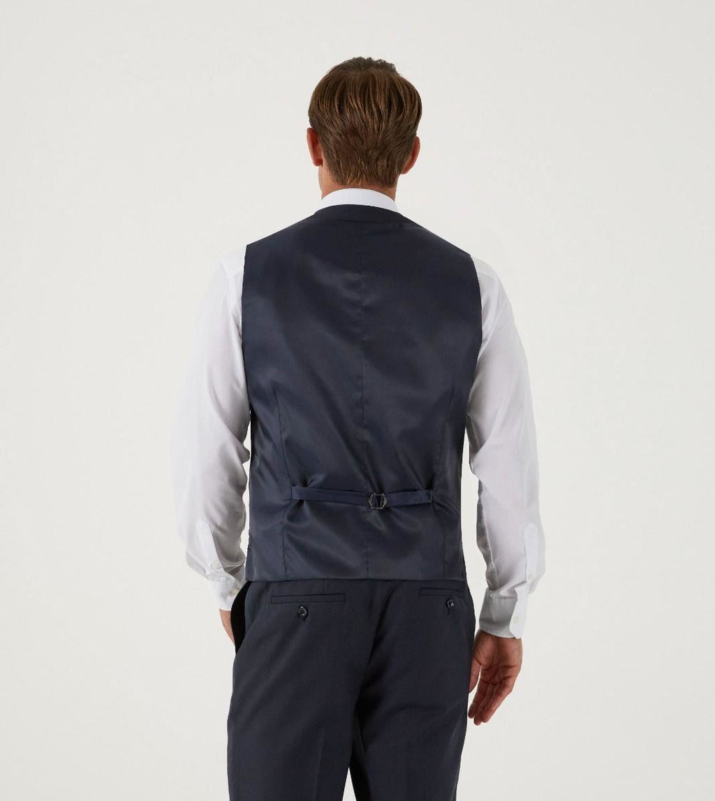 Skopes Men's Farnham Tailored Fit Waist Coat in Navy 34 to 62 Regular