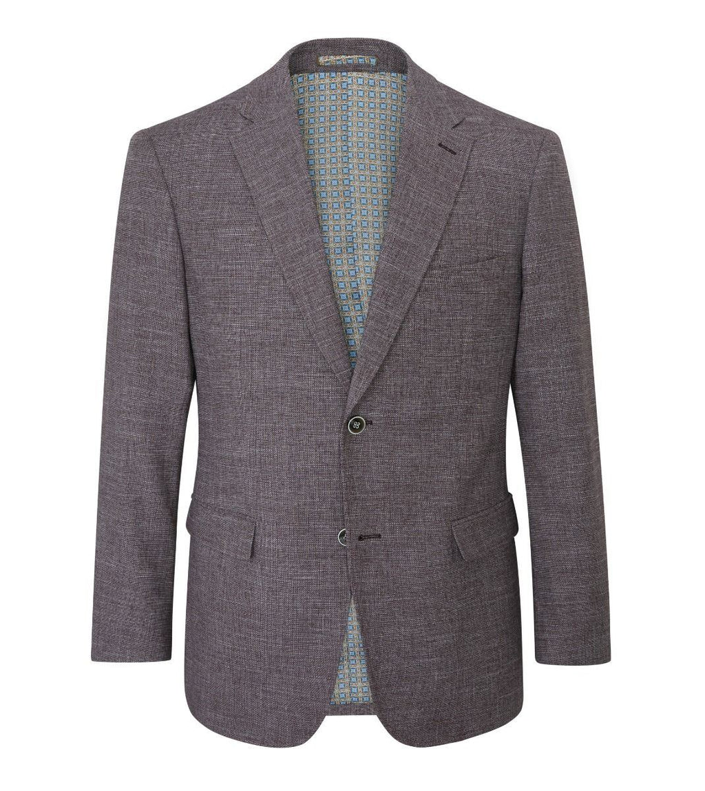 Skopes Tailored Fit Jamie Suit Jacket For Men in Berry Red, 36S-62L