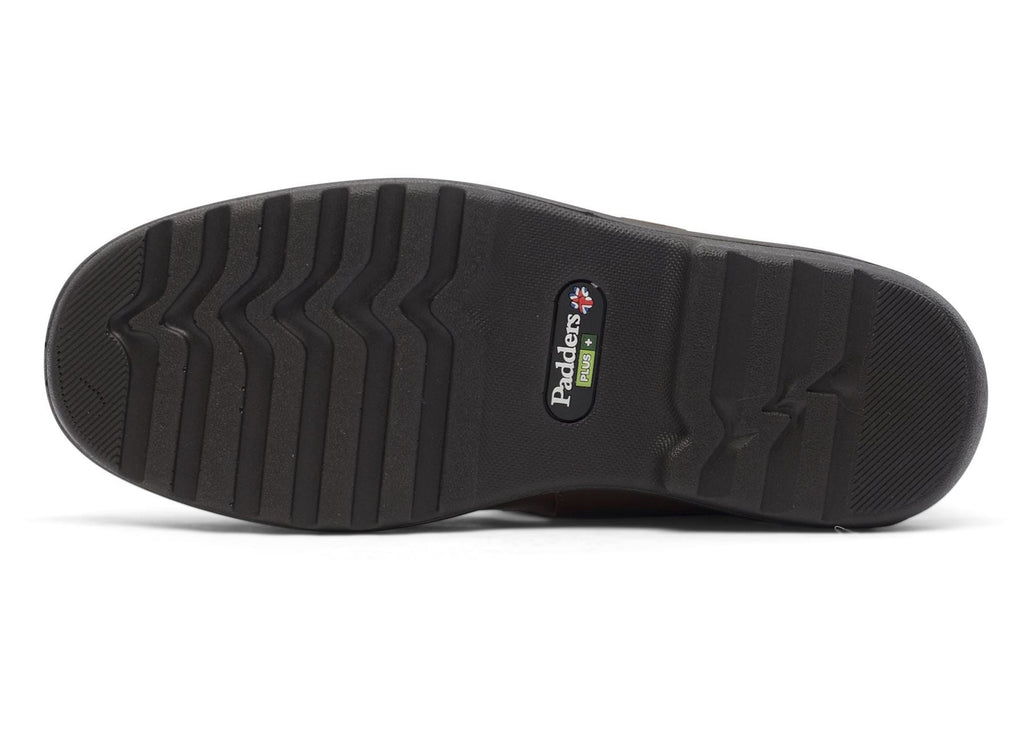 Padders Mens Dual Fit H/K Wide Leather Summer Shoes (Dawlish) in Tobacco