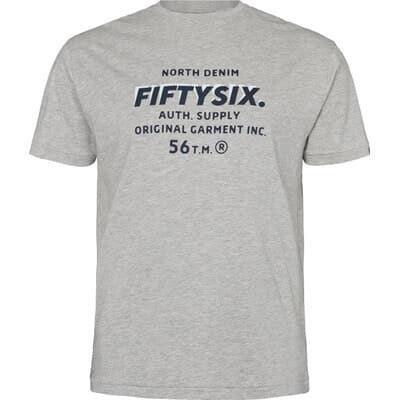 North 56* Men's Premium Cotton Printed Tee Shirt (21322) 2XL-8XL 2 Colours