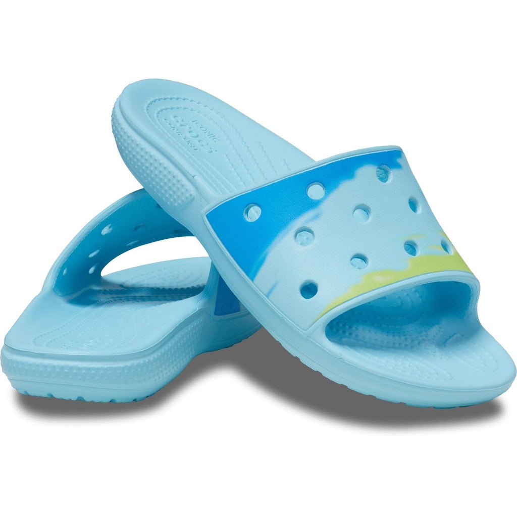Crocs Unisex's Adult Classic Ombre Slide in Arctic/Multi 4 to 8