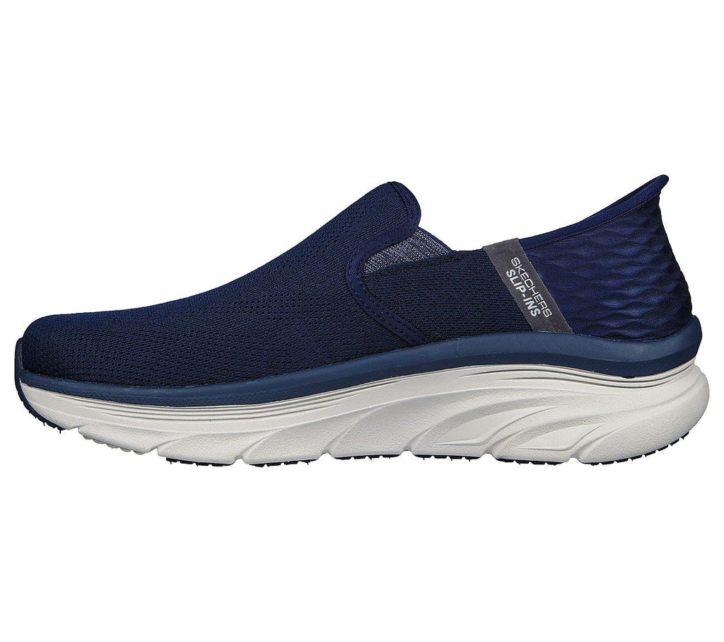Skechers D'Lux Walker Men's Orford Hands Free Slip-ins in Navy, Sizes 8 to 13