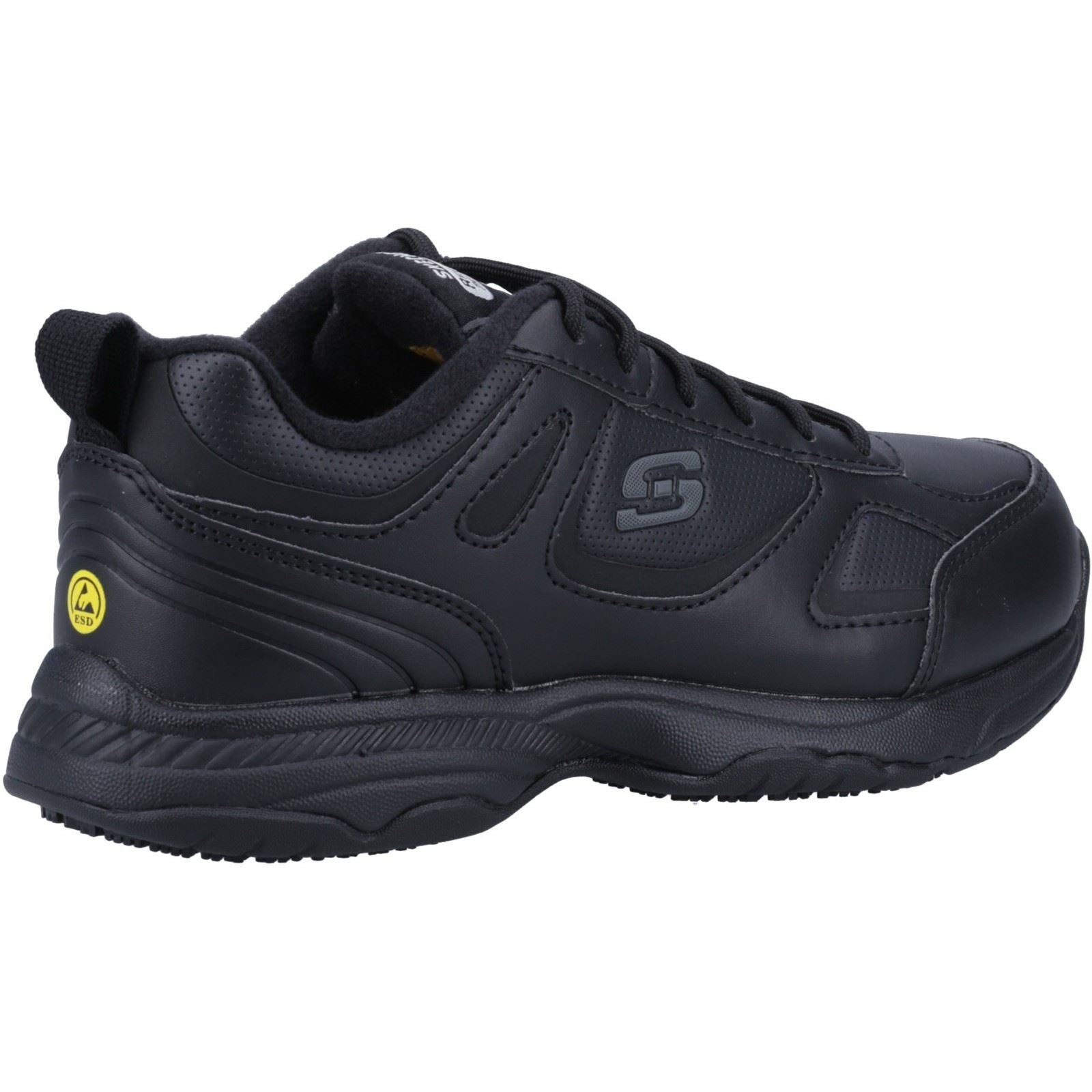 Skechers (GAR77200) Women's Work Relaxed Fit: Dighton - Bricelyn SR Safety Shoe in Black 3 to 9