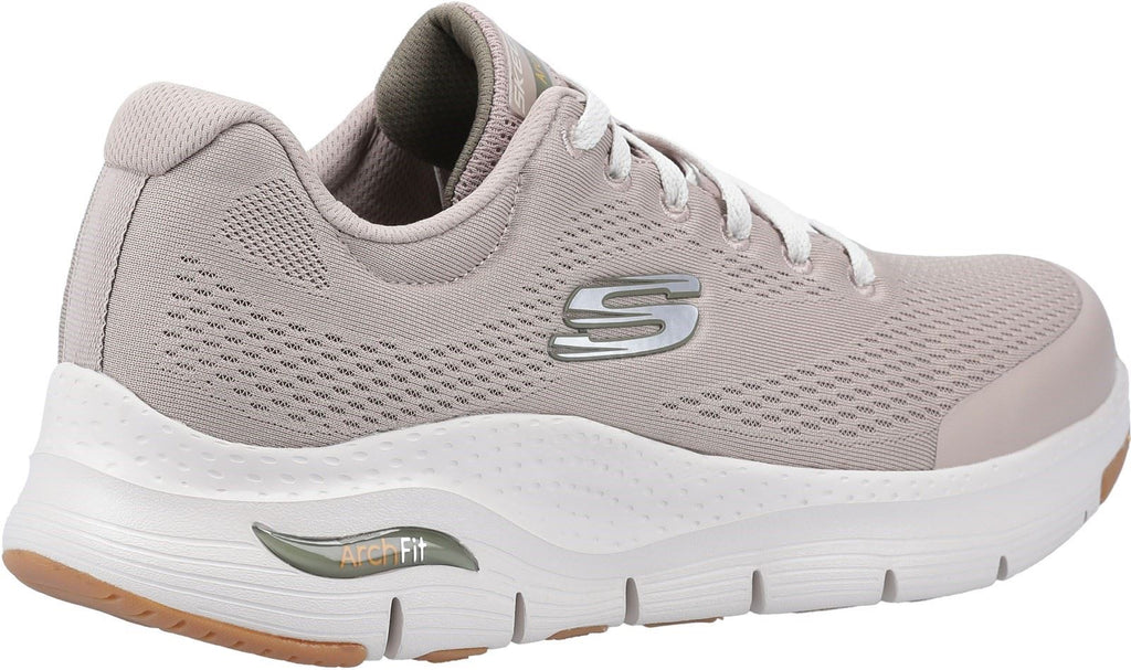 Skechers Arch Fit Lace Up Sports Mens Sports in Taupe