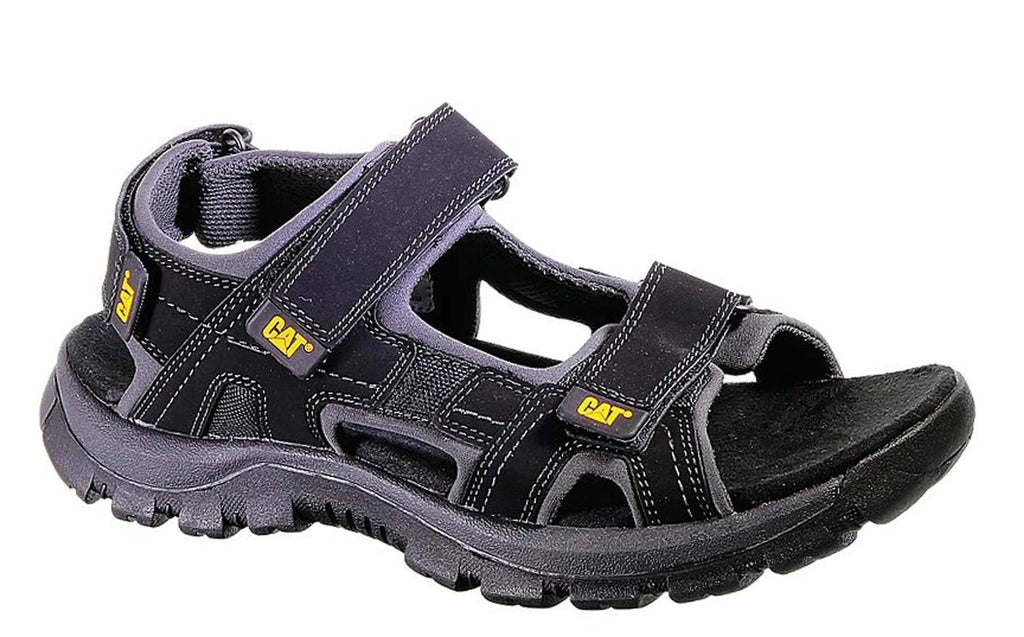 CAT Mens Wide Fit Giles Rugged And Durable Sandals in Black