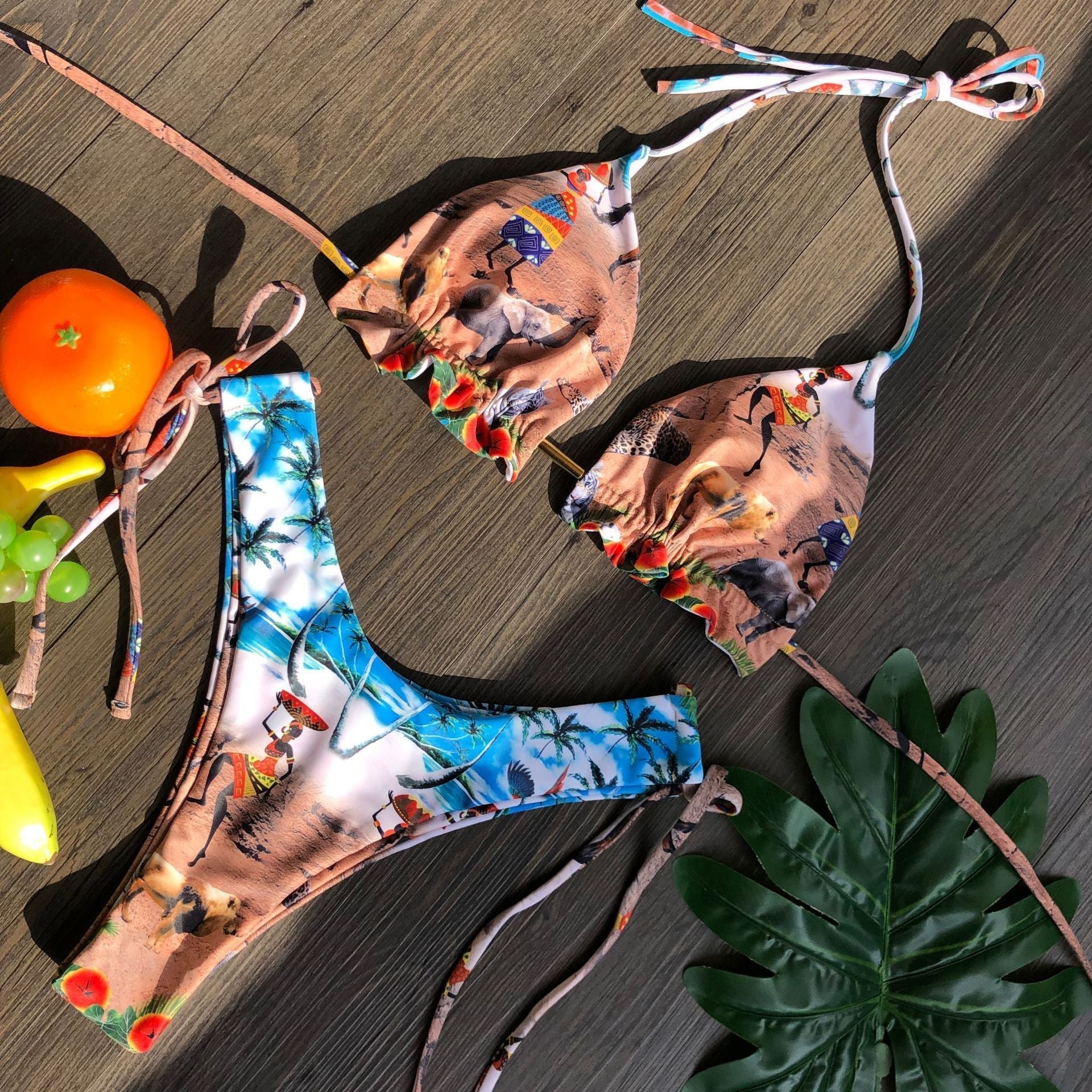 Floral Vintage Swimsuit, Women's Vintage Swimwear