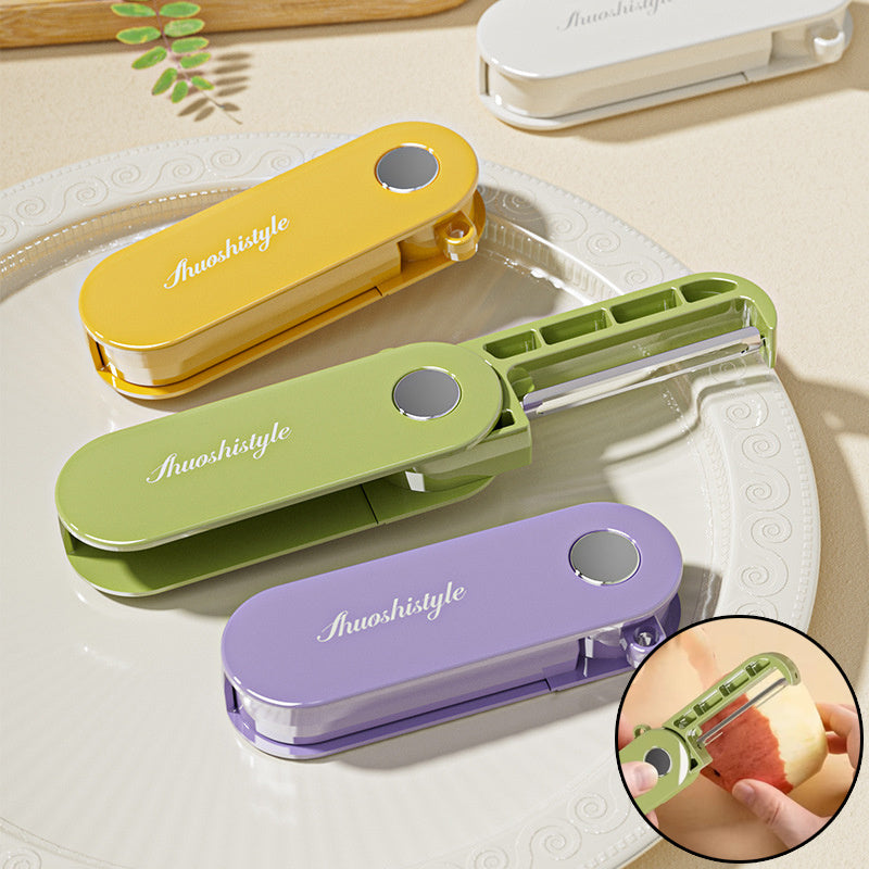 Foldable Vegetable Peeler, Stainless Steel Fruit Slicer