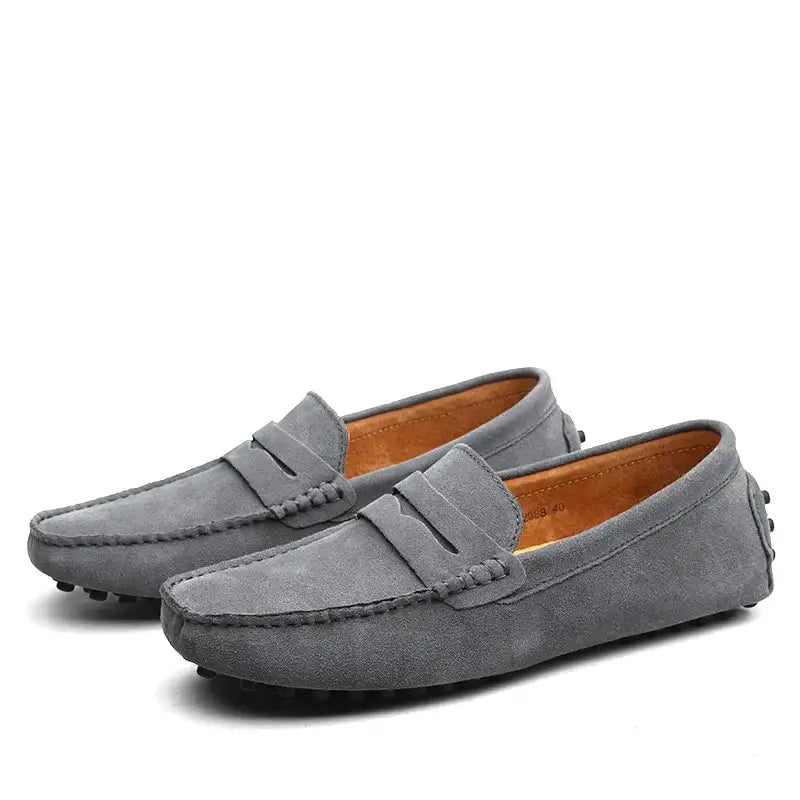 Elegant Leather Slip-On Loafers