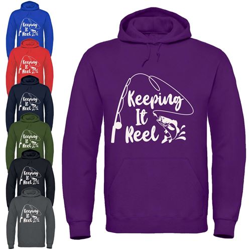 Keeping It Reel” Graphic Print Unisex Hoodie