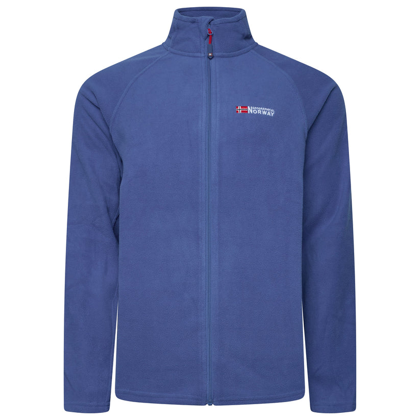 Geographical Norway Mens Fleece Jacket Full Zip Lightweight Warm Coat - QHA UK