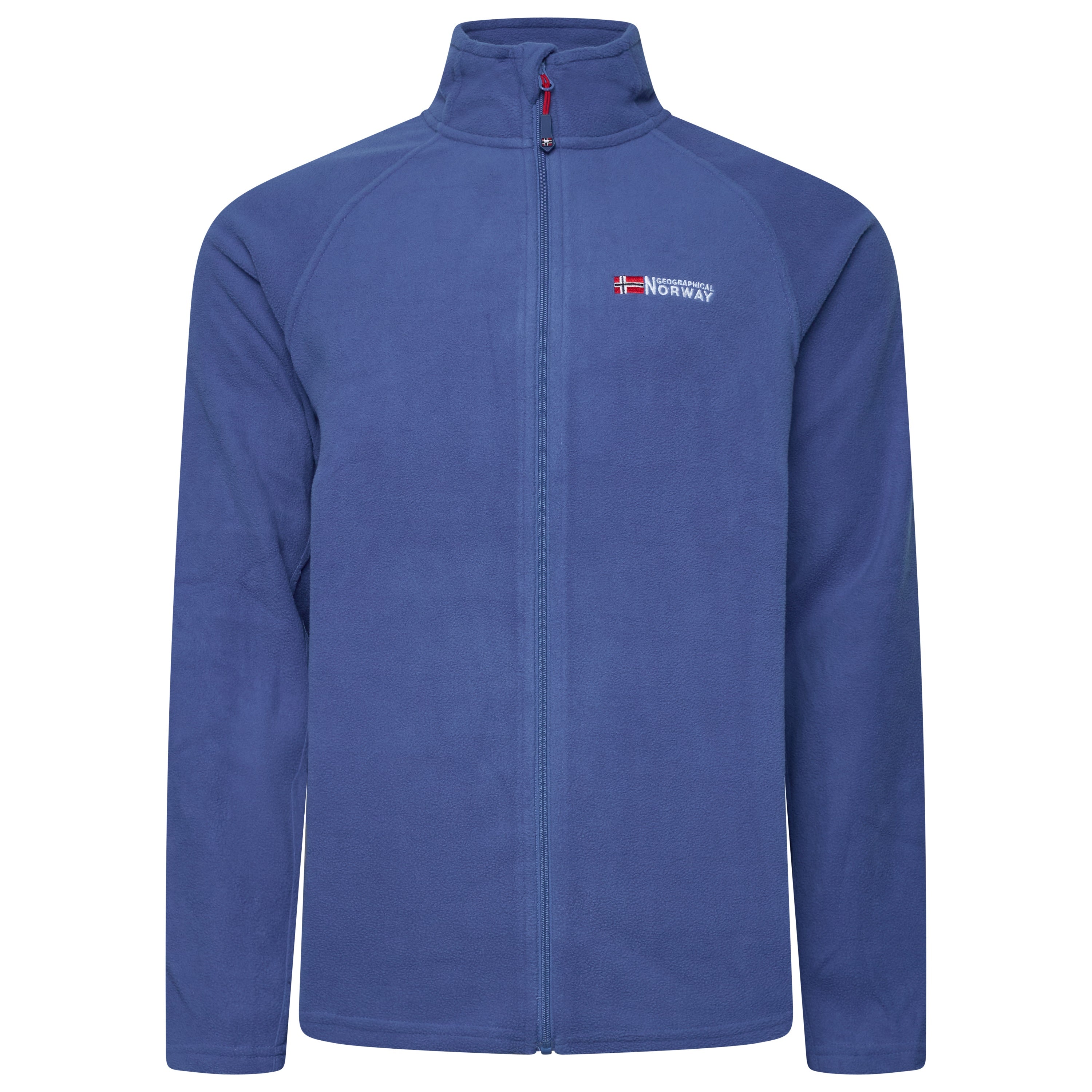 Geographical Norway Mens Fleece Jacket Full Zip Lightweight Warm Coat - QHA UK