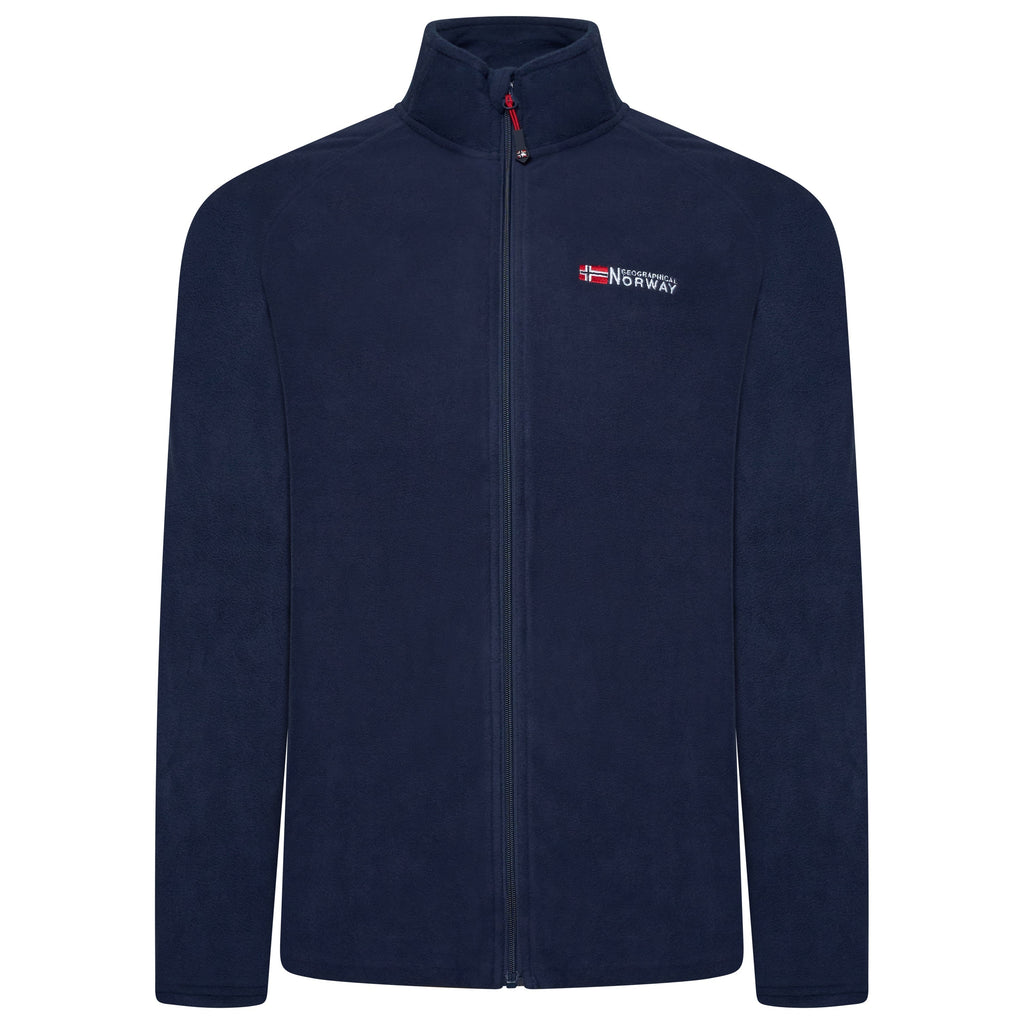 Geographical Norway Mens Fleece Jacket Full Zip Lightweight Warm Coat - QHA UK