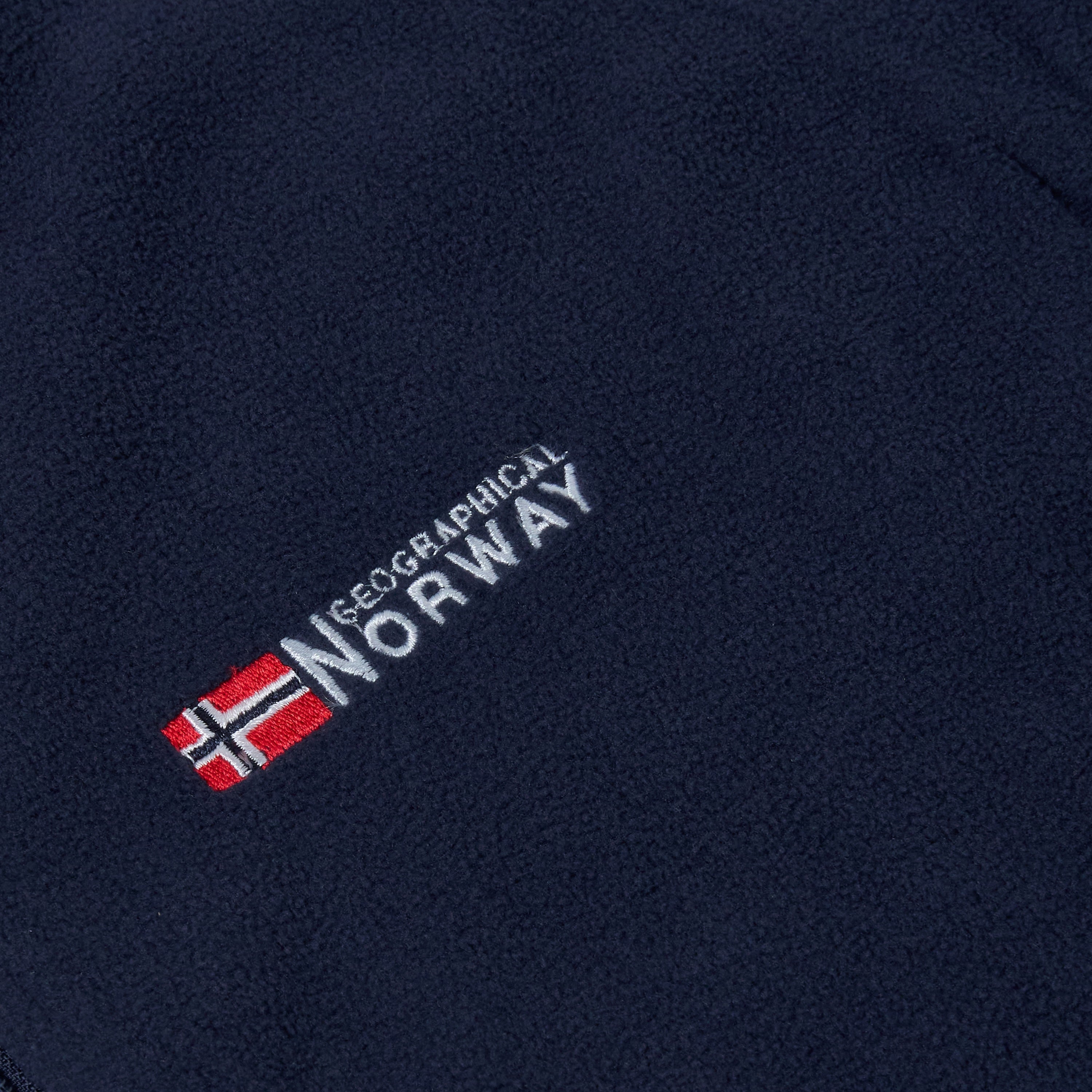 Geographical Norway Mens Fleece Jacket Full Zip Lightweight Warm Coat - QHA UK