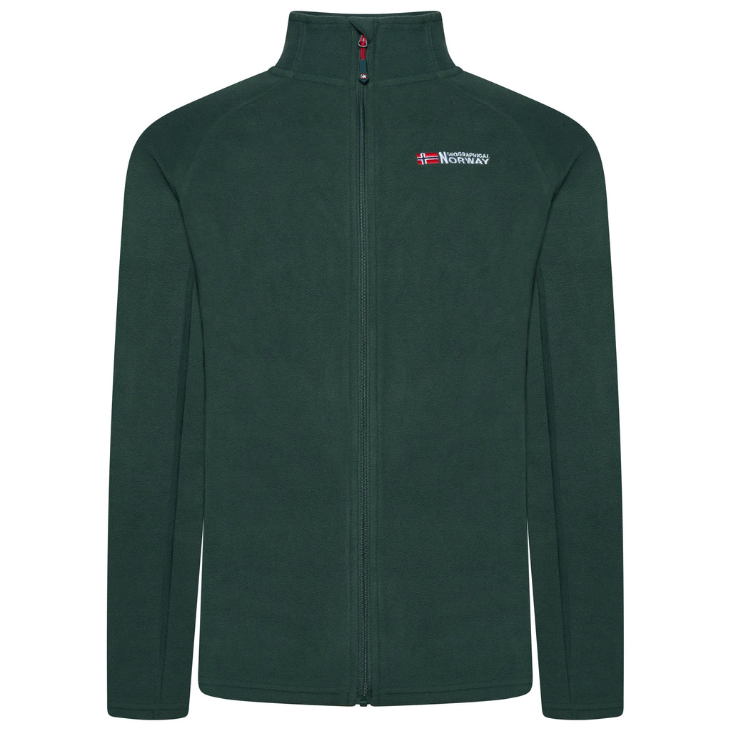 Geographical Norway Mens Fleece Jacket Full Zip Lightweight Warm Coat - QHA UK