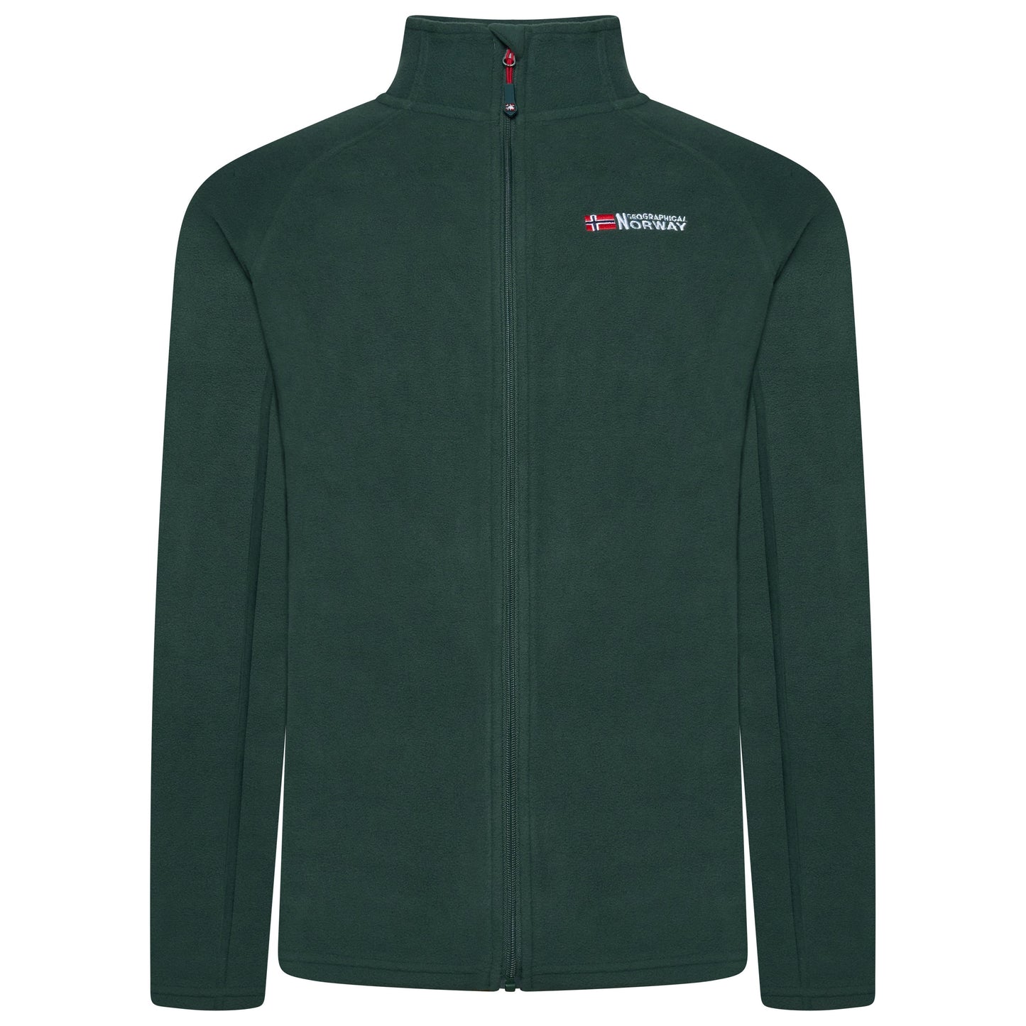 Geographical Norway Mens Fleece Jacket Full Zip Lightweight Warm Coat - QHA UK