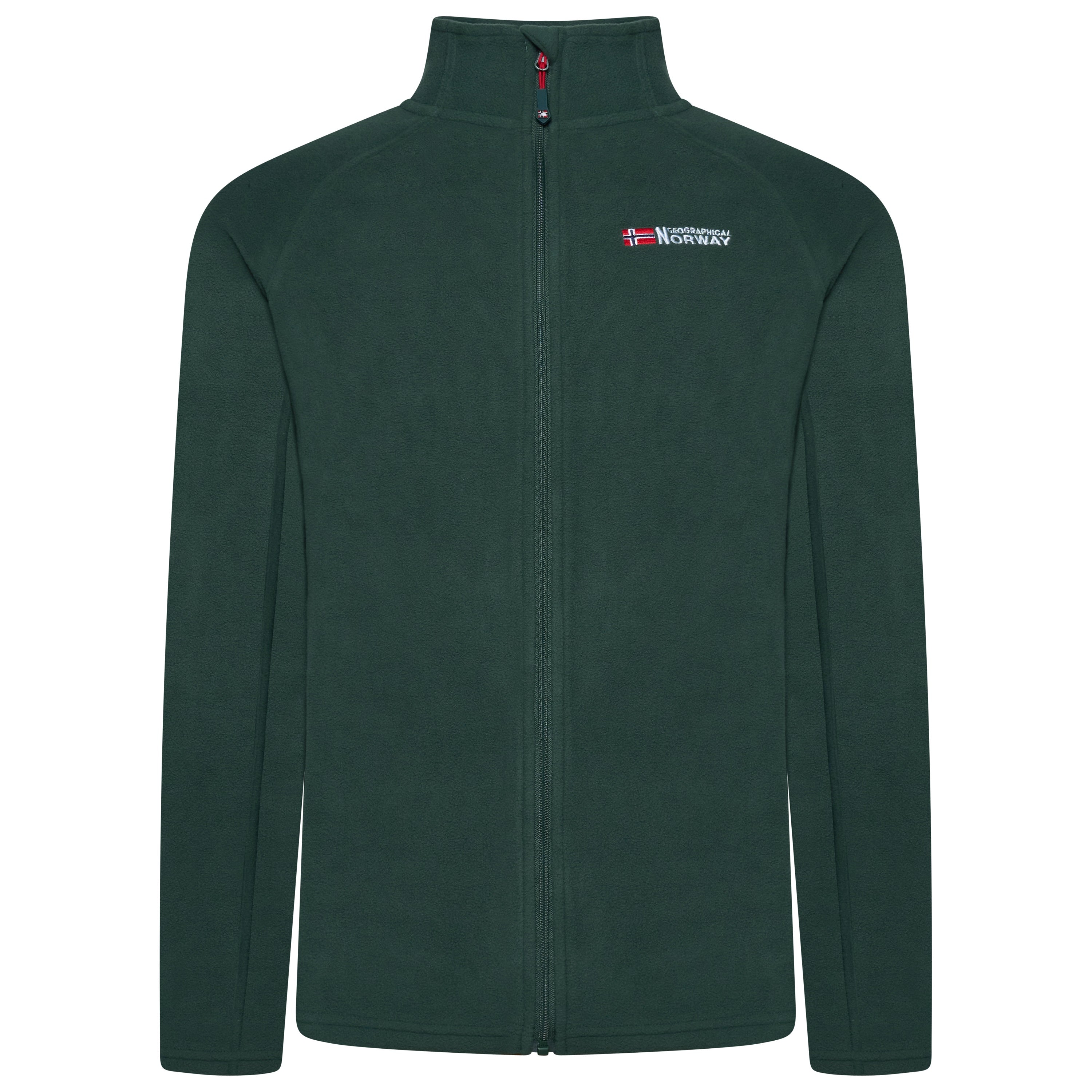 Geographical Norway Mens Fleece Jacket Full Zip Lightweight Warm Coat - QHA UK