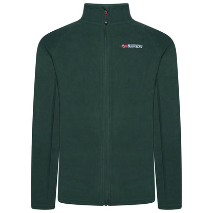 Geographical Norway Mens Fleece Jacket Full Zip Lightweight Warm Coat - QHA UK