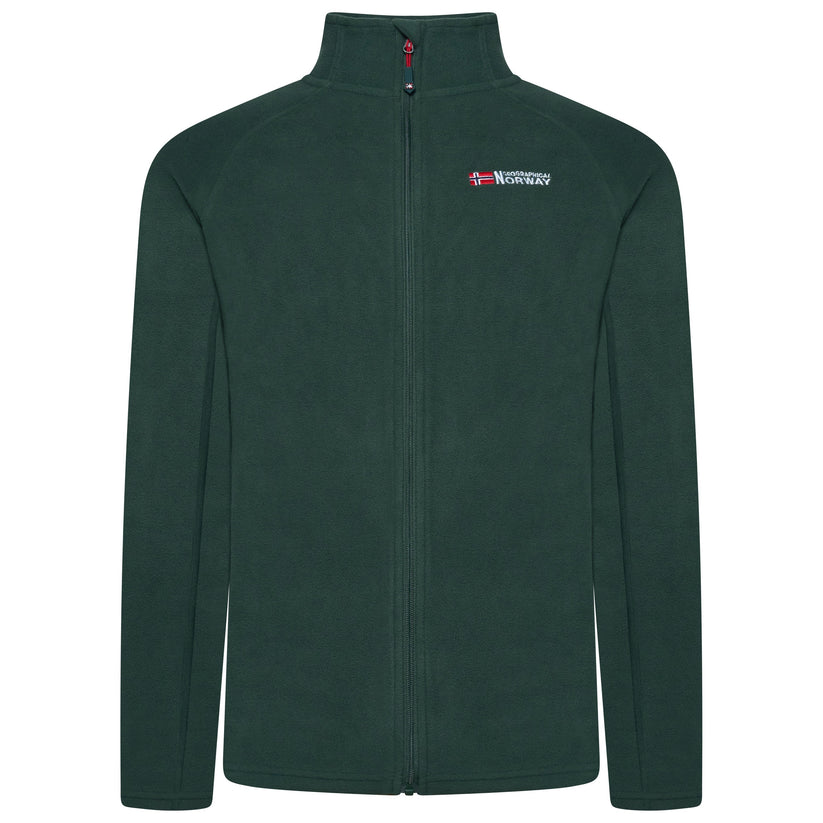Geographical Norway Mens Fleece Jacket Full Zip Lightweight Warm Coat - QHA UK