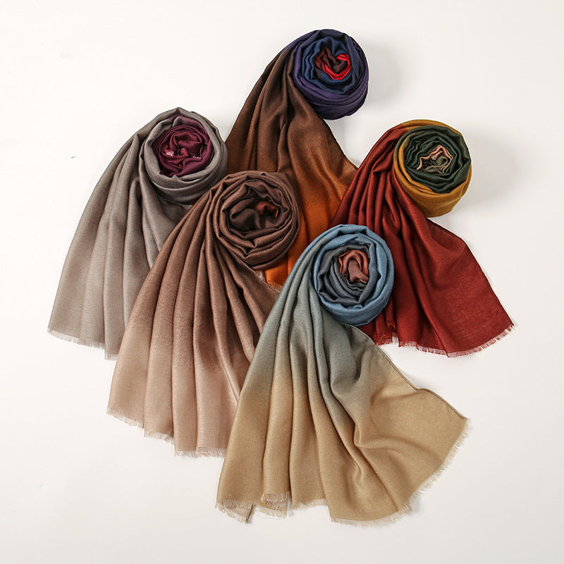 Gradient Summer Scarf