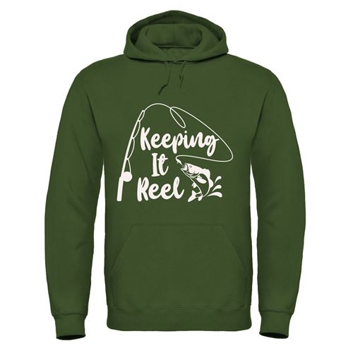 Keeping It Reel” Graphic Print Unisex Hoodie