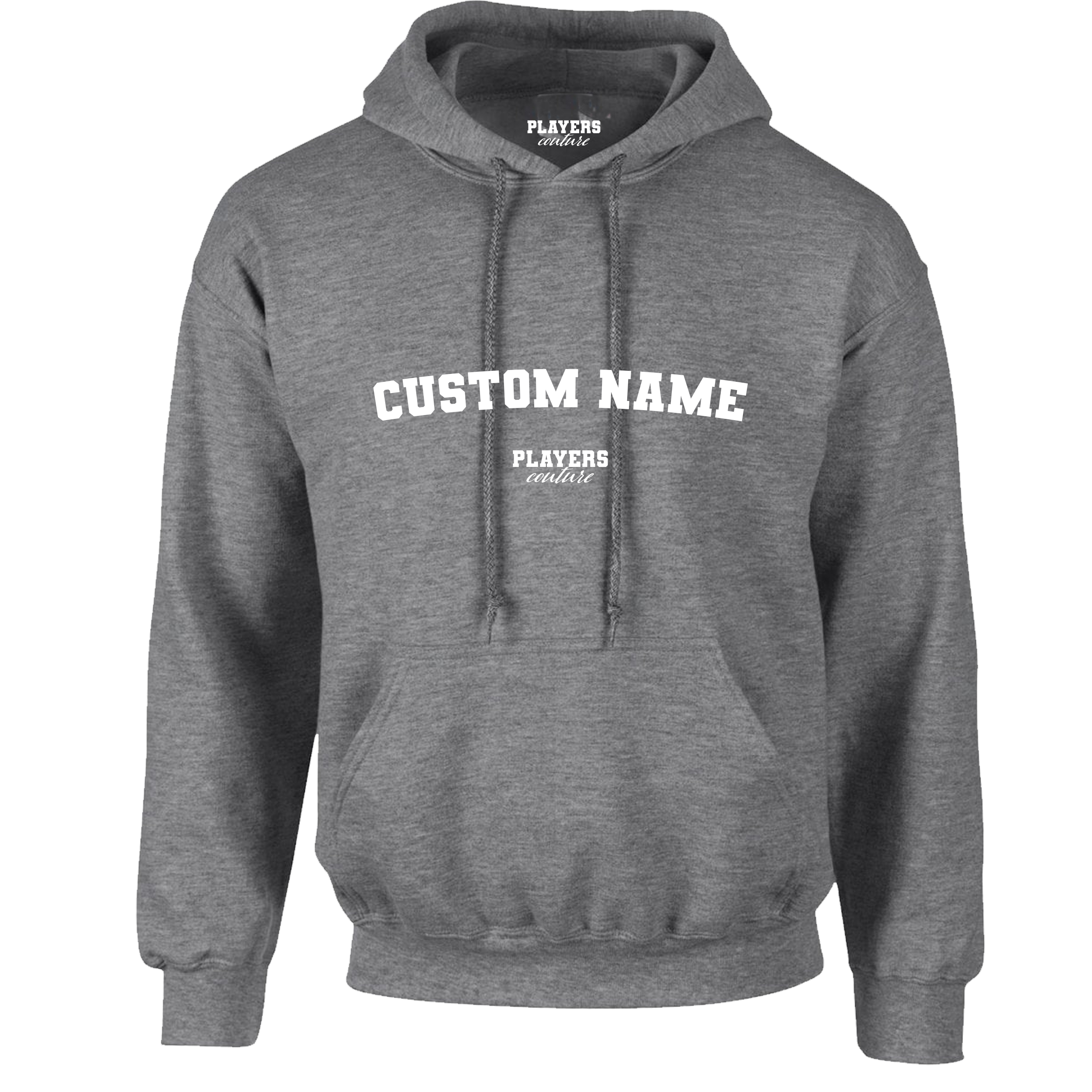 Grey Marl Custom Great Value Players Couture Men's Basic Hoodie