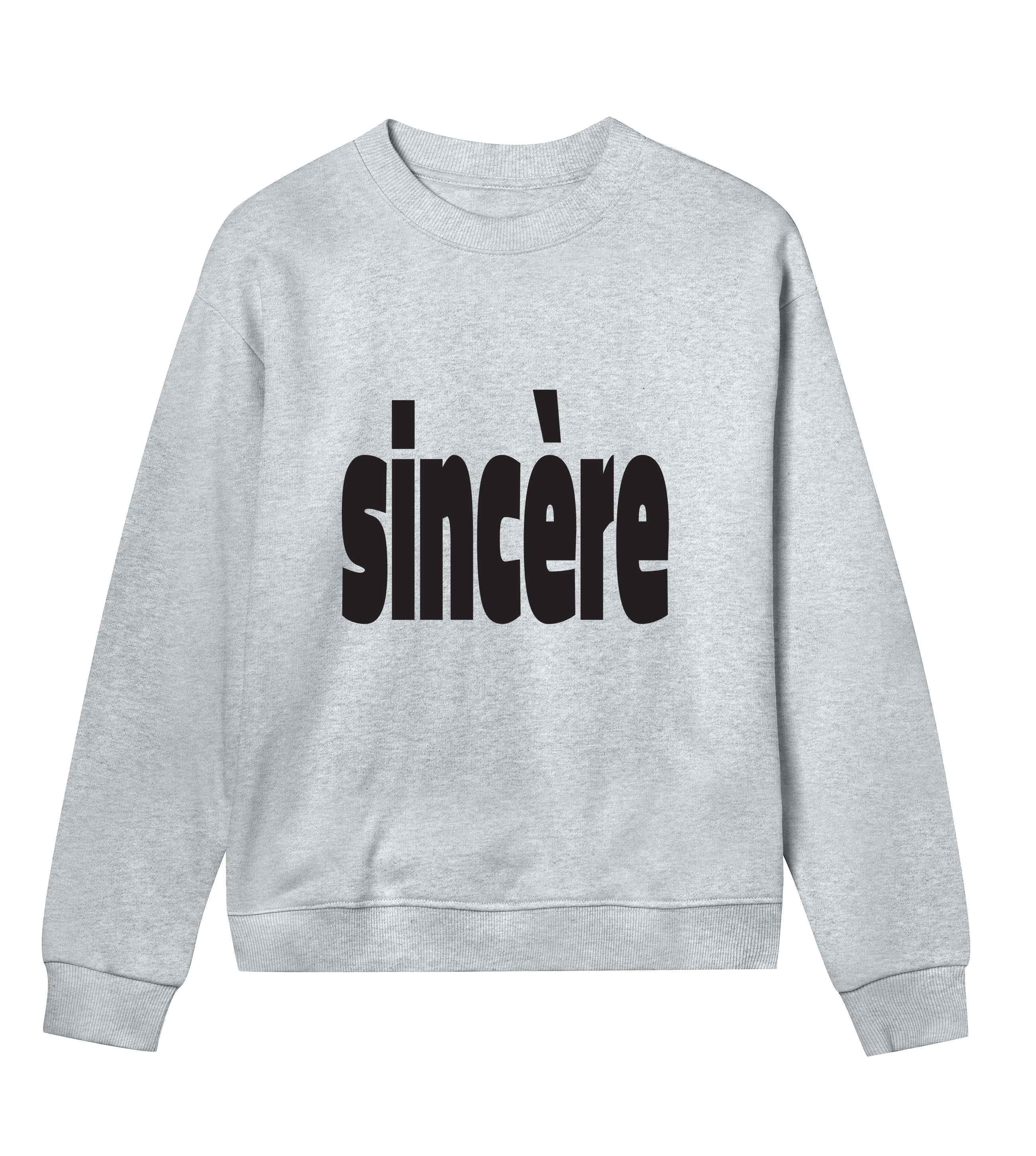 Sincère Womens Sweatshirt Black Type
