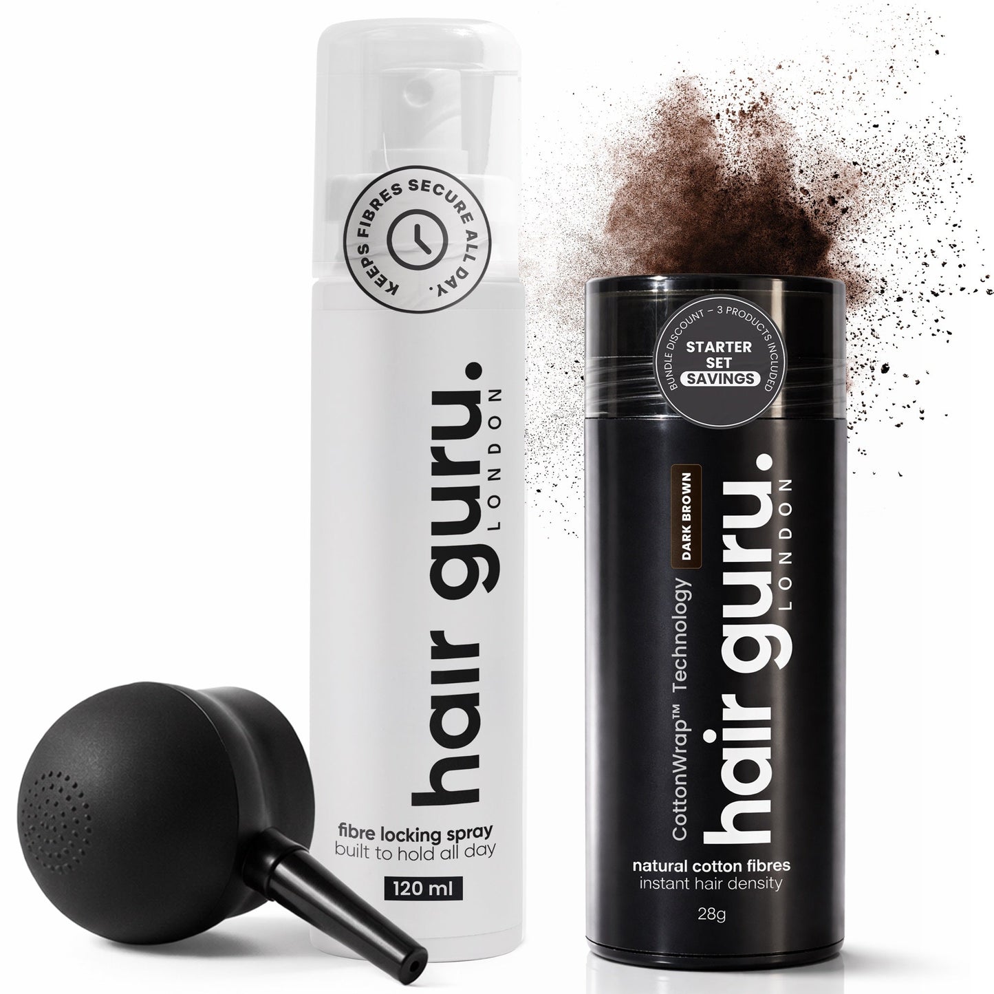 Hair Fibres Starter Set Bundle - QHA UK