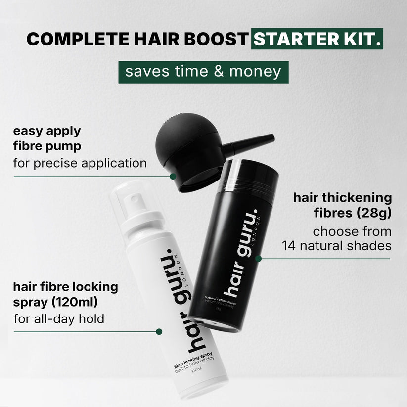 Hair Fibres Starter Set Bundle - QHA UK