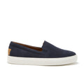 Slip-on Sneakers, navy blue suede - QHA UK