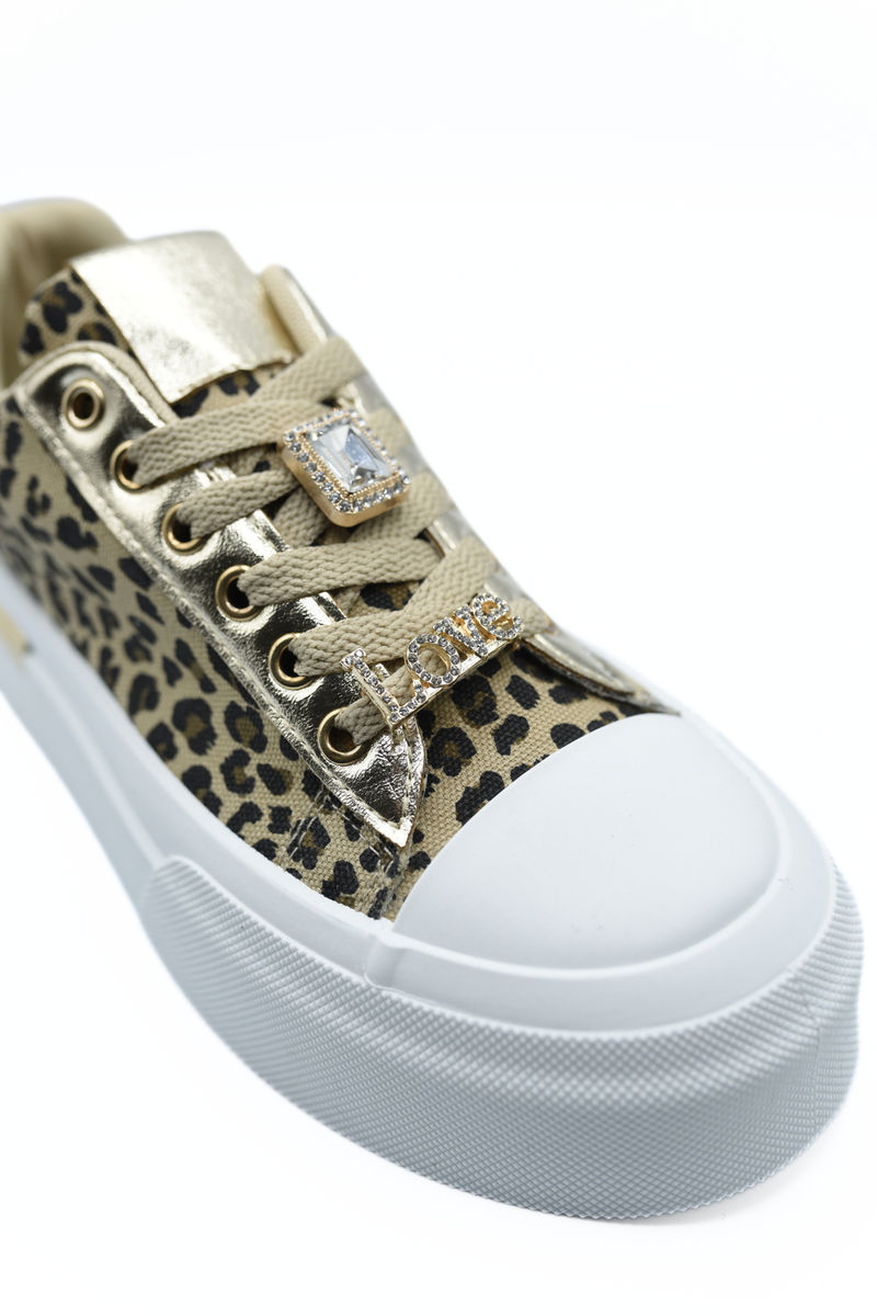 Lace Up Love Platform Trainers