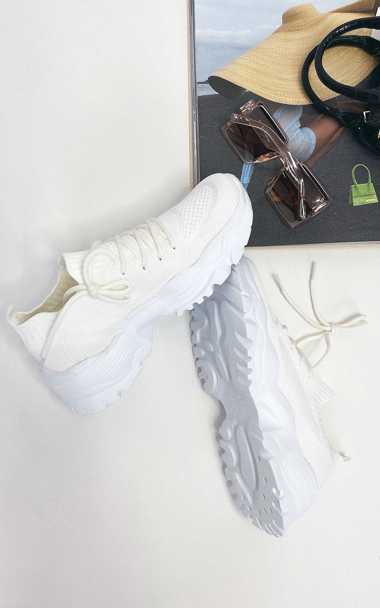 Lace Up Sock Trainer for Women