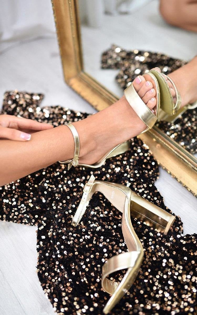 Party Block High Heels For Women