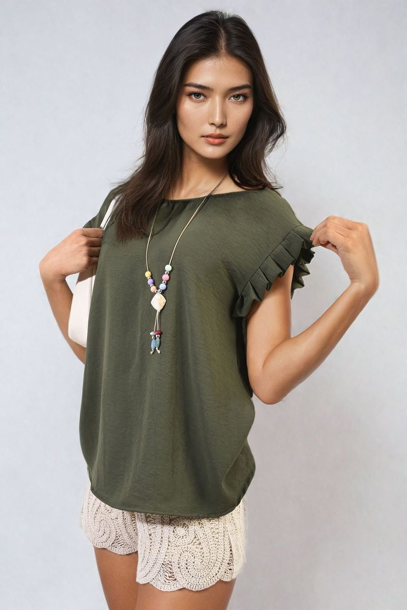 Oversized Top and Wide Leg Trousers Co-ord Set