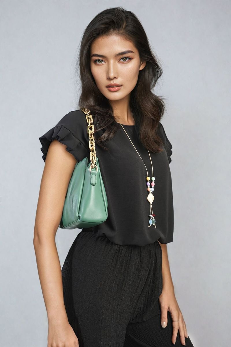 Oversized Top and Wide Leg Trousers Co-ord Set