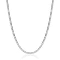 4mm Tennis Necklace - Silver