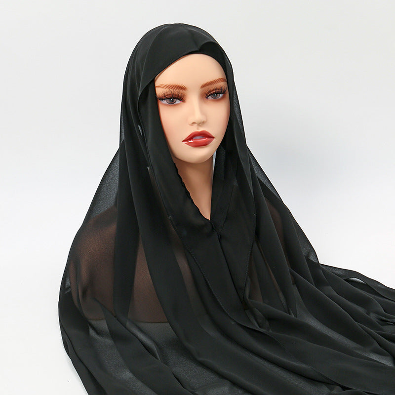 Instant Chiffon Scarf, Pinless Hijab