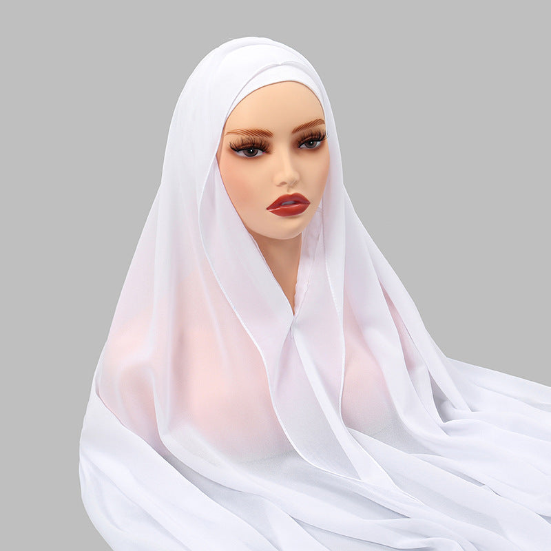 Instant Chiffon Scarf, Pinless Hijab