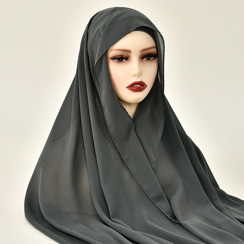 Instant Chiffon Scarf, Pinless Hijab