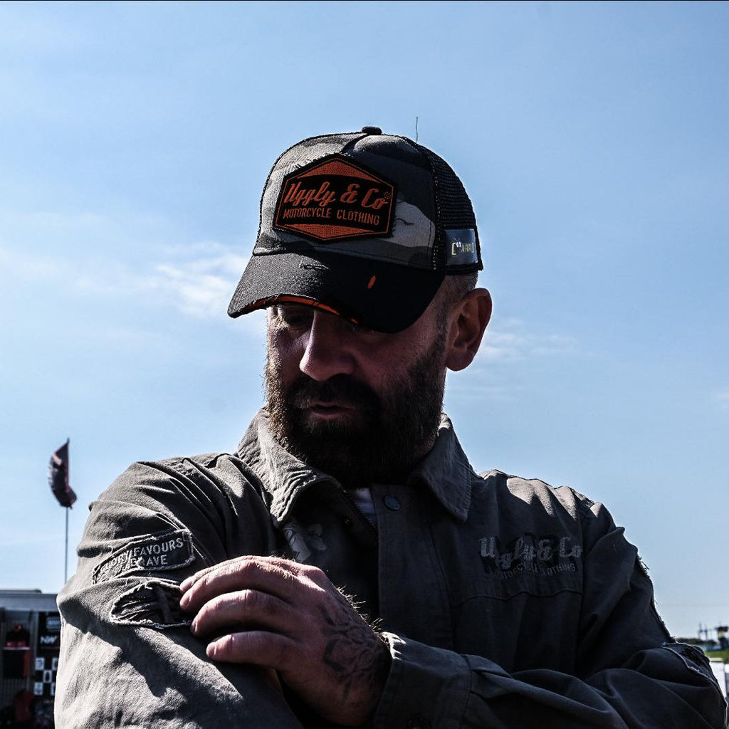 Grey Camo Diamond Cap