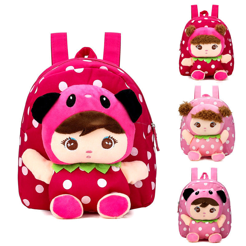 Kids' Cartoon Canvas Doll Backpack