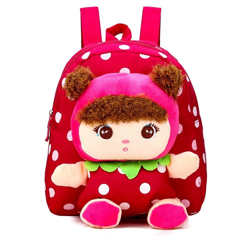 Kids' Cartoon Canvas Doll Backpack