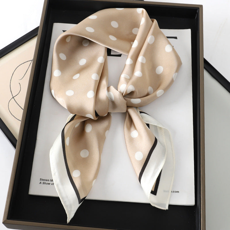 Korean Style Artificial Silk Scarf