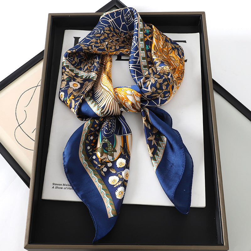 Korean Style Artificial Silk Scarf