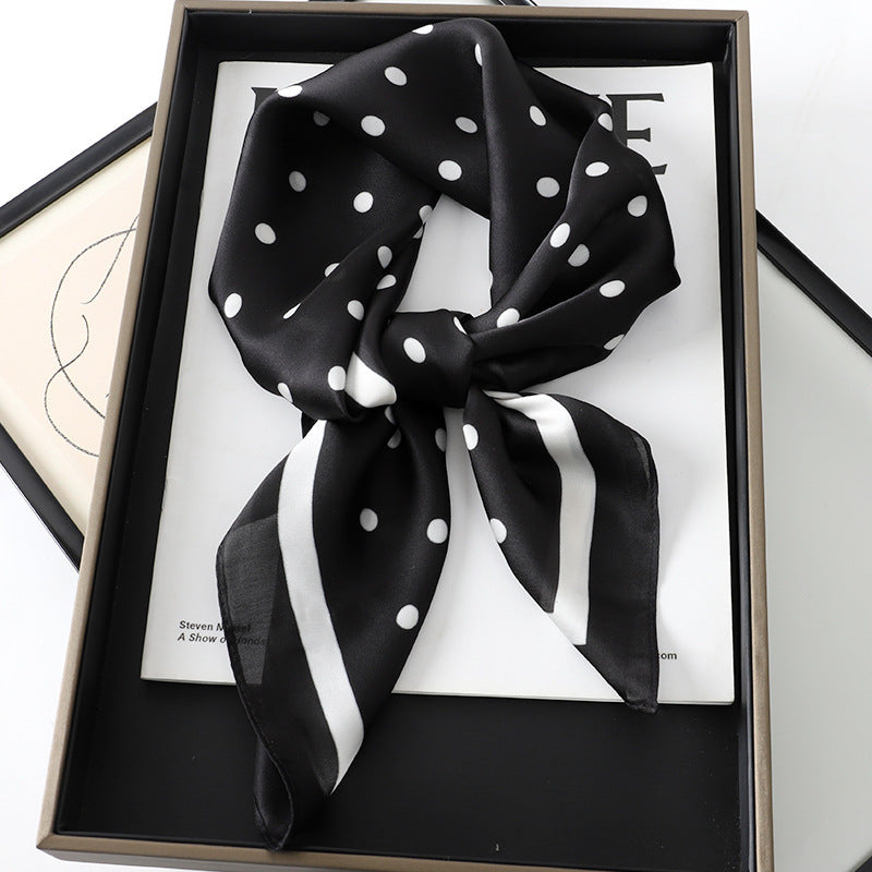 Korean Style Artificial Silk Scarf