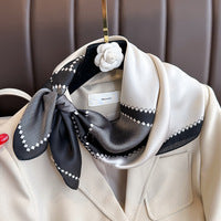 Korean Style Artificial Silk Scarf