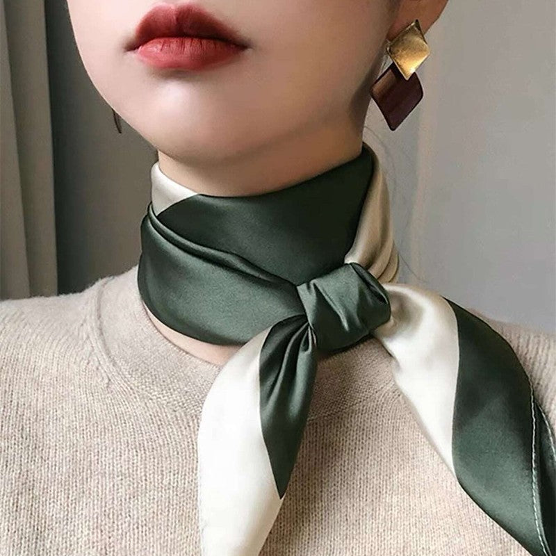 Korean Style Artificial Silk Scarf