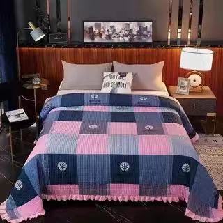 Korean Style Crystal Velvet Quilted Sheets