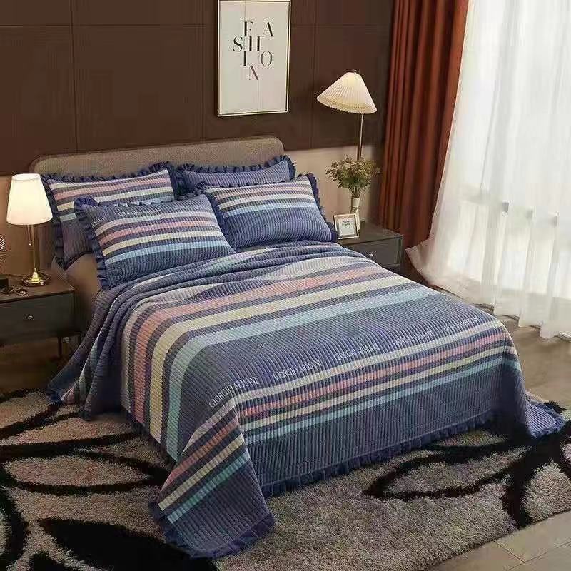 Korean Style Crystal Velvet Quilted Sheets