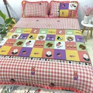 Korean Style Crystal Velvet Quilted Sheets